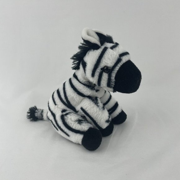 Wild Republic Mini Cuddlekins Zebra 7” Plush Stuffed Toy K&M International 2016 - Picture 5 of 8